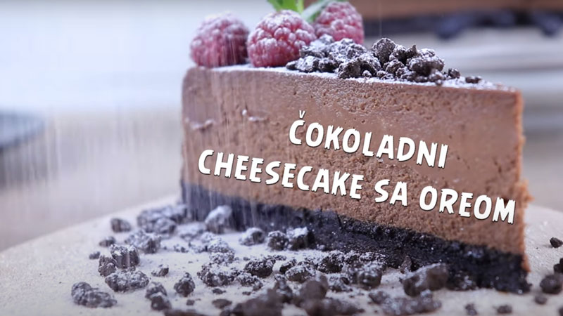 Čokoladni cheesecake sa Oreom (VIDEO)