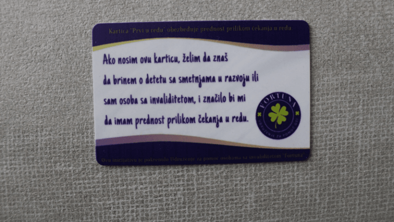 “Prvi u redu” – deca sa smetnjama u razvoju ne mogu da čekaju