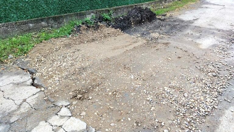 Ulica nakon radova javnih preduzeća