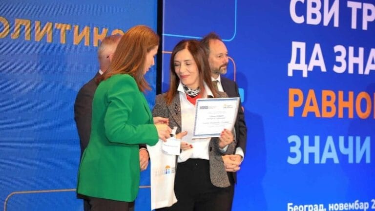 Novinarka Olivera Milošević dobitnica Godišnje medijske nagrade za toleranciju