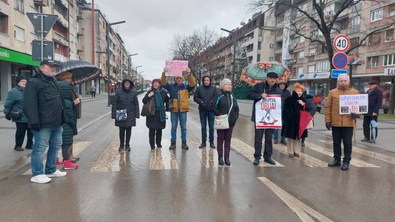 Protest pesacki prelaz