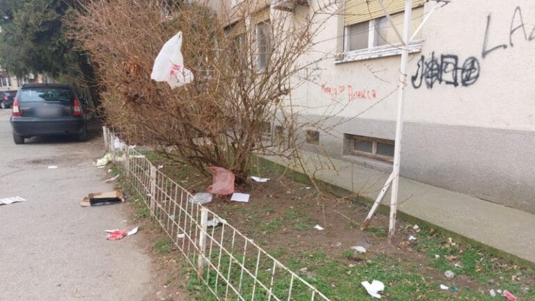 EB PATROLA: Vetar raznosi smeće na sve strane (FOTO)