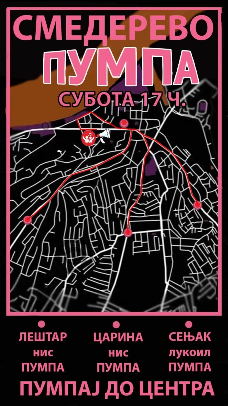 Najavljen protest u Smederevu – sa tri strane pa pravo u centar