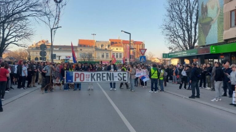 Protest u Požarevcu i ove nedelje (FOTO, VIDEO)