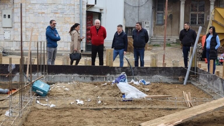 Obilazak radova na rekonstrukciji muzičke škole u Velikom Gradištu