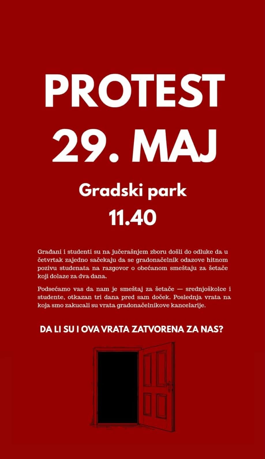 Protest maj