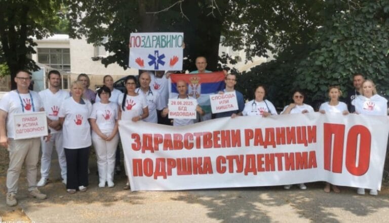 Kod bolnice i dalje tišina petkom