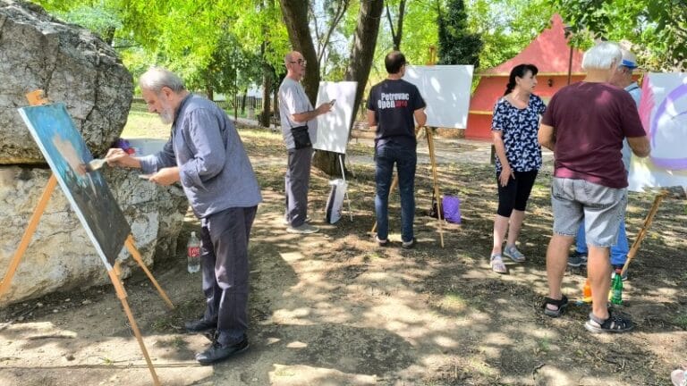 Likovna kolonija na Tulbi