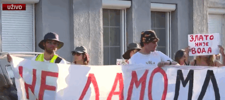 U Žagubici protest protiv otvaranja rudnika zlata