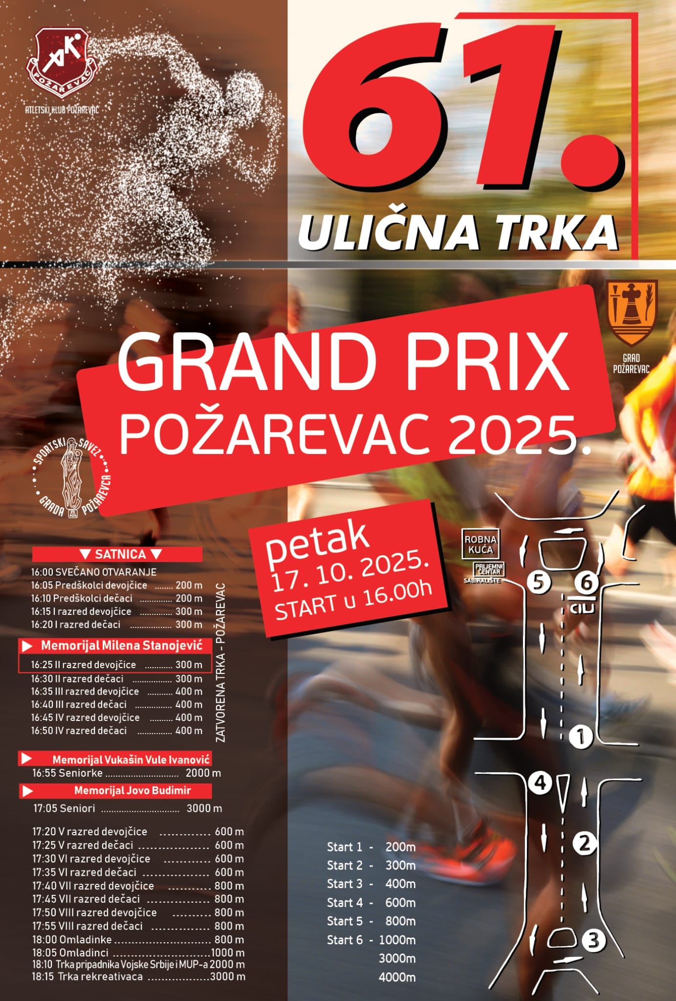 Ulična trka „Grand Prix Požarevac“ u petak 1 Grand prix 1