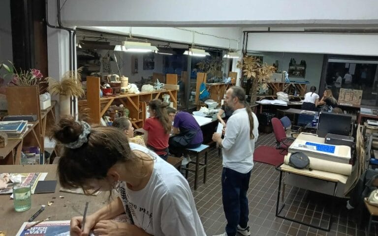 Izložba grafika sa Likovne kolonije