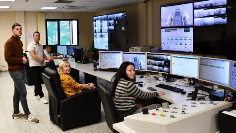 Sa Šestog jalovinskog sistema na površinskom kopu „Drmno“ – stabilan rad u zimskim uslovima