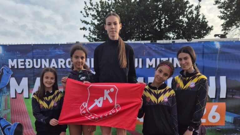 Atletski klub Požarevac uspešan na mitingu u Baru