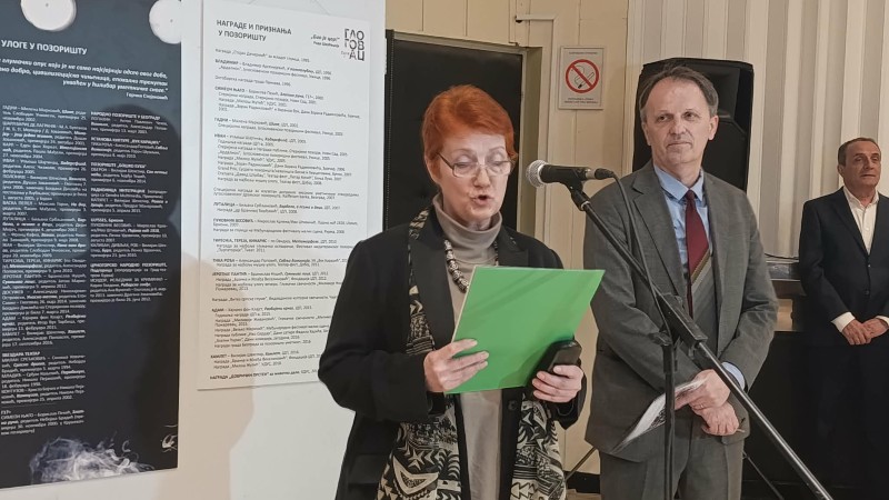 Izložba posvećena Nebojši Glogovcu u Požarevcu 2 Jelica Stevanovic