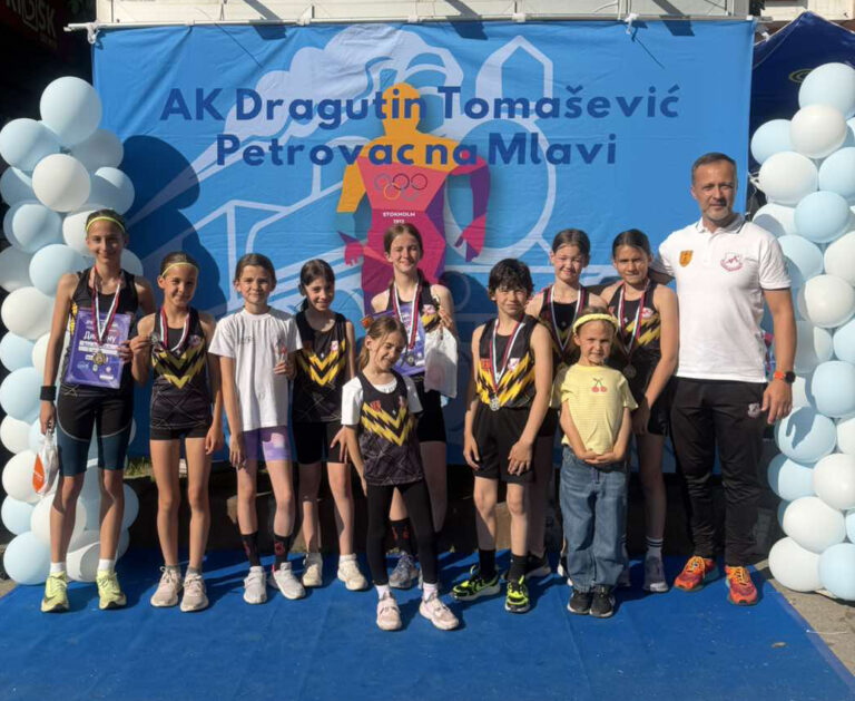 Atletičari iz Požarevca uspešni na trci „Dragutin Tomašević”