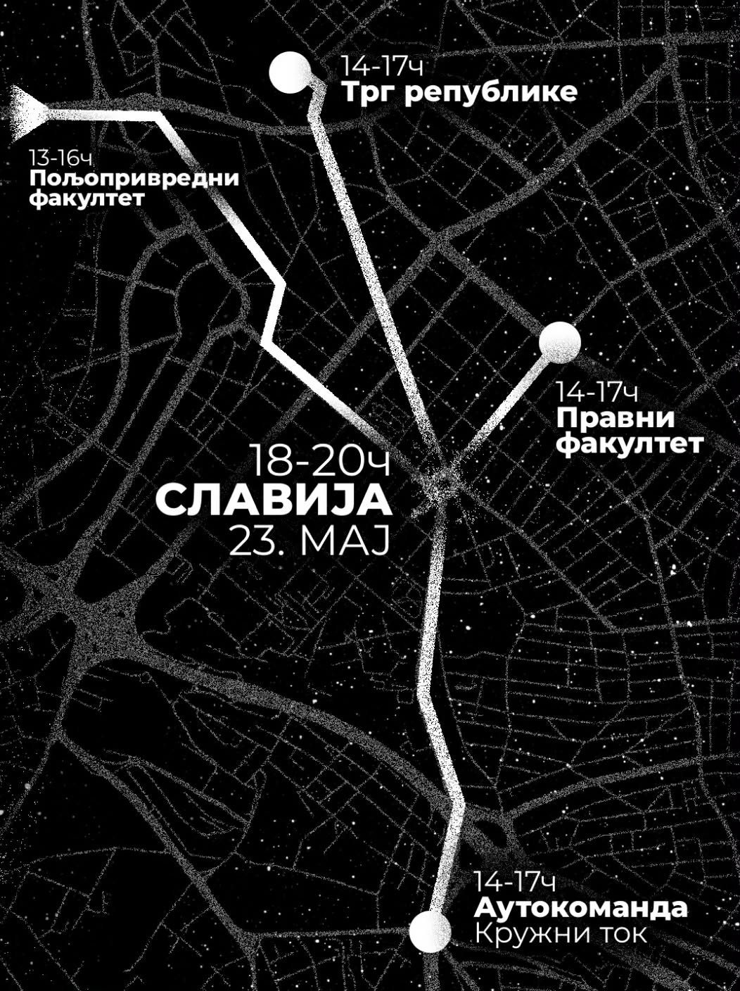 Slavija protest