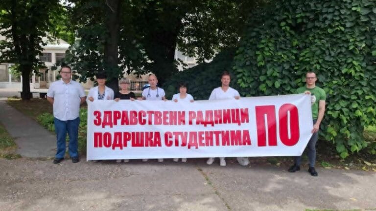 Tišina, još jednom kod bolnice