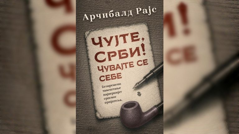 Bezvremeno zaveštanje najvernijeg srpskog prijatelja: „Čujte, Srbi! Čuvajte se sebe“ Arčibalda Rajsa u prodaji