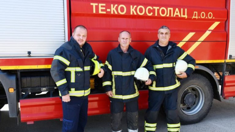 Vatrogasna jedinica „TE-KO Kostolac“ sačuvala energetske objekte: Stubovi odbrane – preventiva i brza reakcija