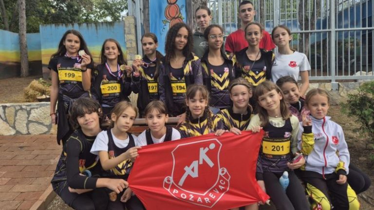 Osam medalja u Jagodini za mlade atletičare iz Požarevca