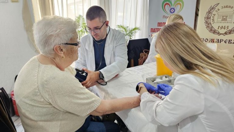 Besplatni pregledi za starija lica u Crvenom krstu Požarevac