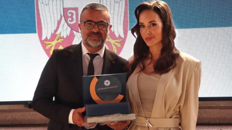 Oktobarska nagrada opštine Žabari Ministarstvu za javna ulaganja